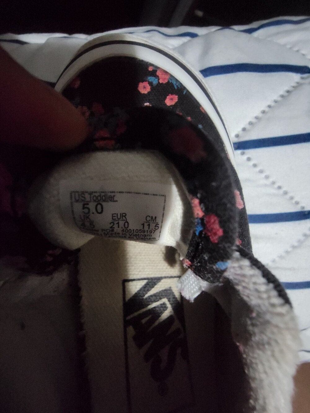 Vans Size 5 Toddler Shoes
